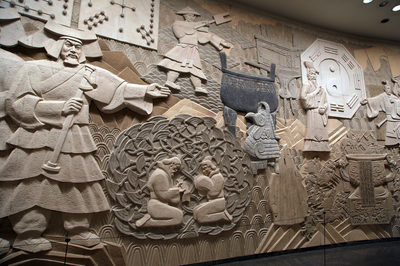 中華千秋頌 浮雕壁畫(huà)中的五千年文明長(zhǎng)卷